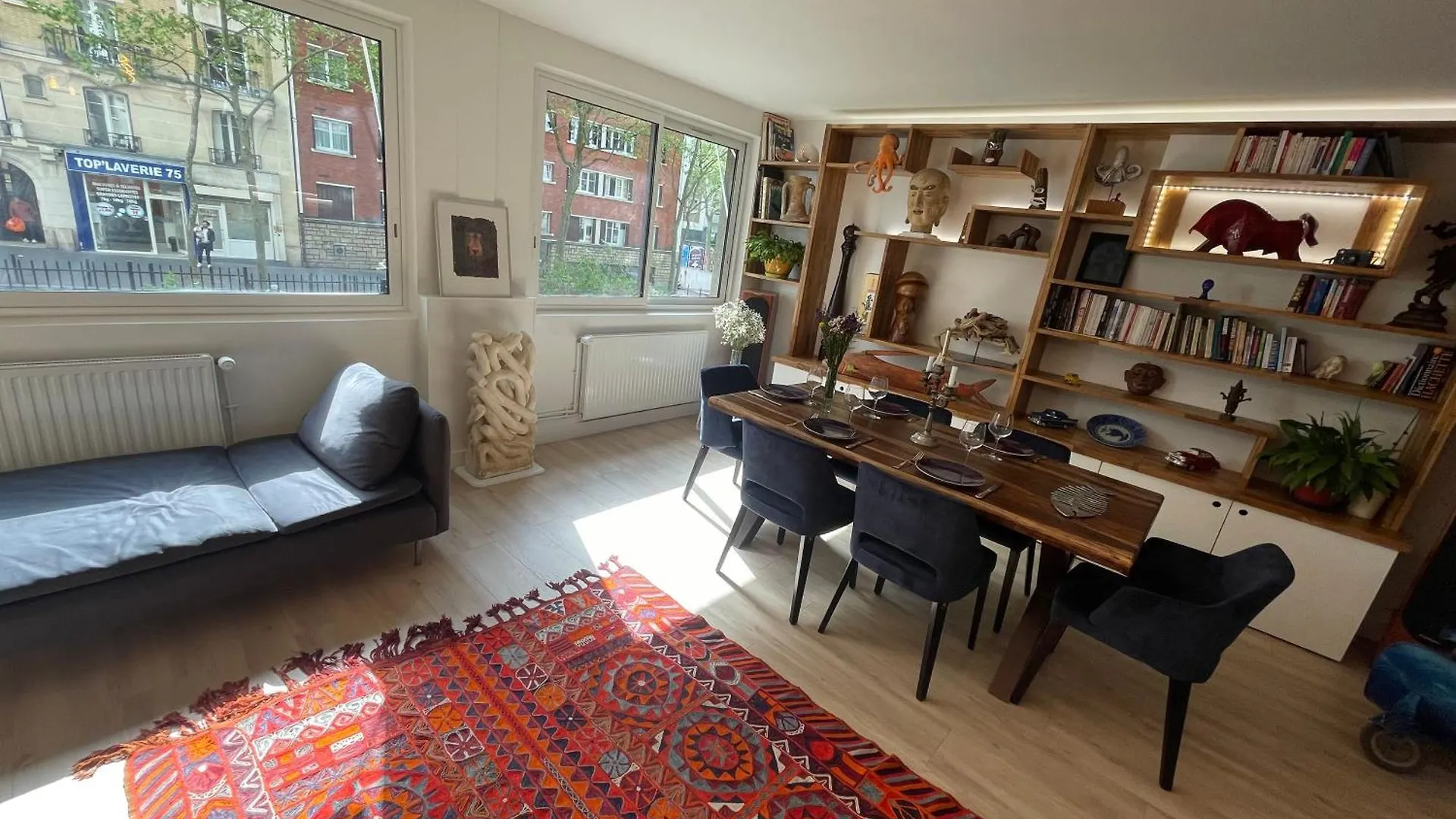 Daire Appartement Style Galerie D'Art Avec Parking Paris